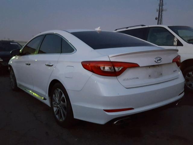 5NPE34AFXGH286816 - 2016 HYUNDAI SONATA SPO WHITE photo 3