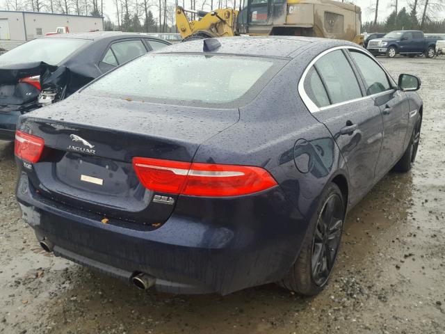 SAJAK4BV1HA968257 - 2017 JAGUAR XE PRESTIG BLUE photo 4