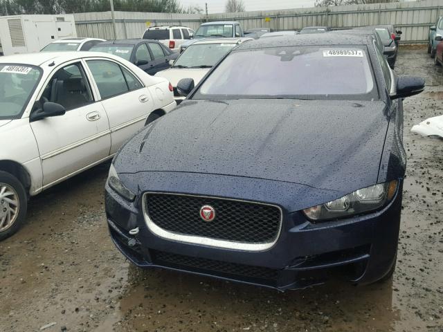 SAJAK4BV1HA968257 - 2017 JAGUAR XE PRESTIG BLUE photo 9