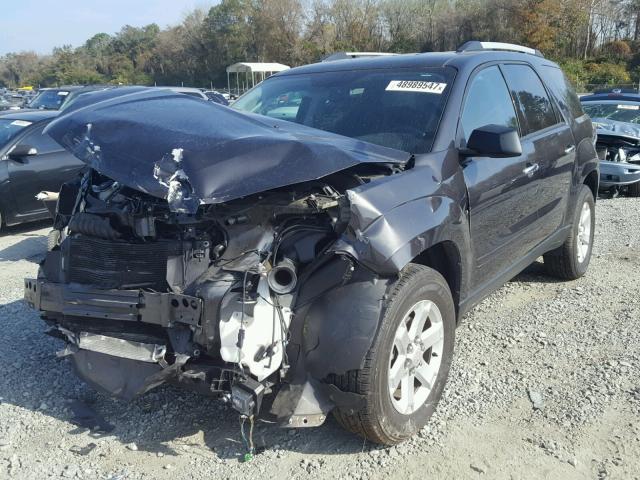 1GKKRPKD2EJ166145 - 2014 GMC ACADIA SLE CHARCOAL photo 2