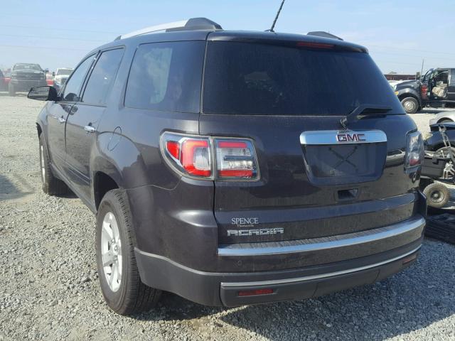 1GKKRPKD2EJ166145 - 2014 GMC ACADIA SLE CHARCOAL photo 3