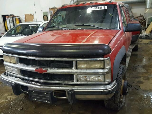 1GCHK33F0WF053933 - 1998 CHEVROLET GMT-400 K3 RED photo 10