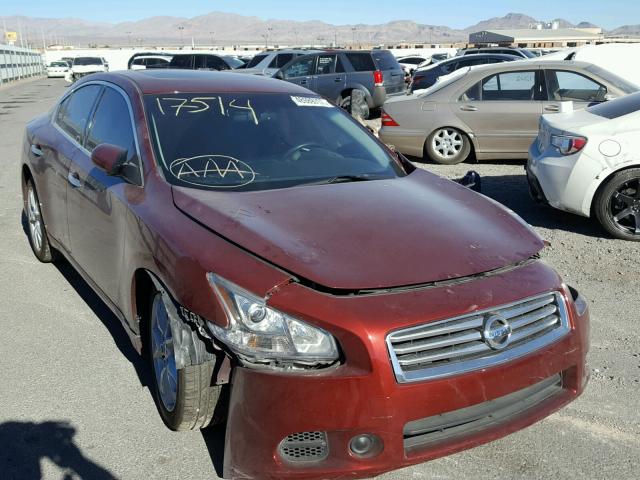 1N4AA5AP4DC848239 - 2013 NISSAN MAXIMA S Marron photo 1