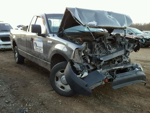 1FTRF12298KE88875 - 2008 FORD F150 GRAY photo 1