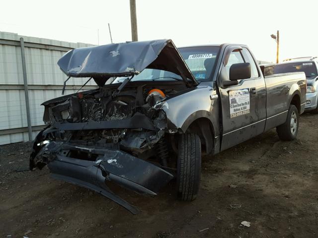 1FTRF12298KE88875 - 2008 FORD F150 GRAY photo 2