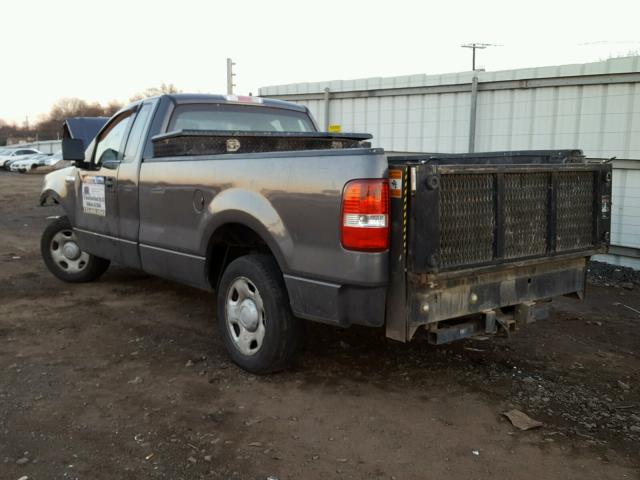 1FTRF12298KE88875 - 2008 FORD F150 GRAY photo 3