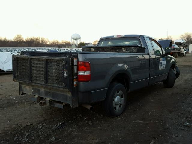 1FTRF12298KE88875 - 2008 FORD F150 GRAY photo 4