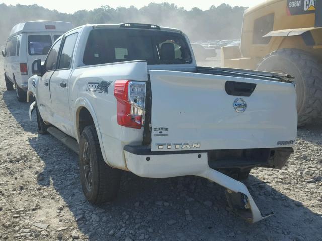 1N6AA1E52HN500619 - 2017 NISSAN TITAN SV WHITE photo 3