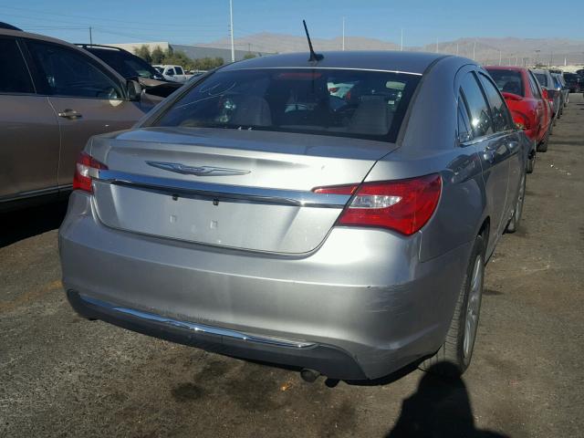 1C3CCBABXEN122945 - 2014 CHRYSLER 200 LX SILVER photo 4