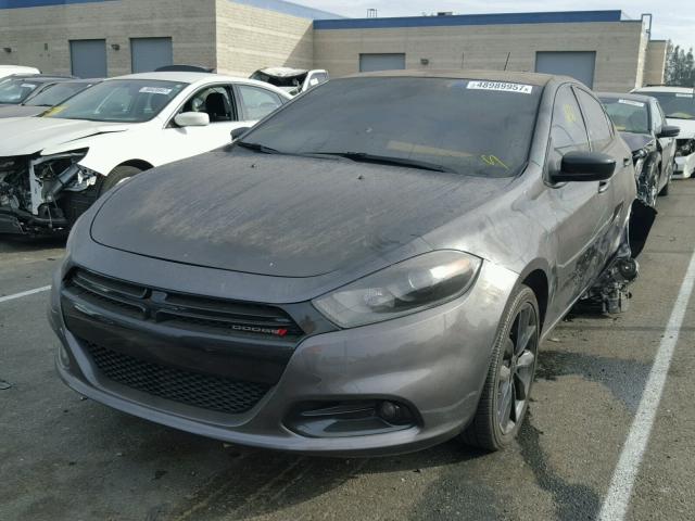 1C3CDFFA6GD801835 - 2016 DODGE DART SXT S CHARCOAL photo 2