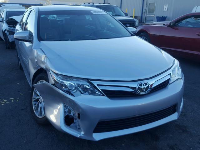 4T4BF1FK0ER349473 - 2014 TOYOTA CAMRY L SILVER photo 1
