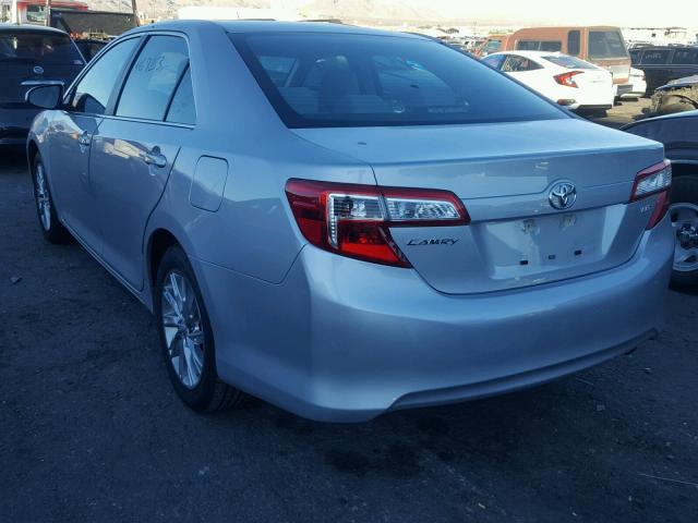 4T4BF1FK0ER349473 - 2014 TOYOTA CAMRY L SILVER photo 3