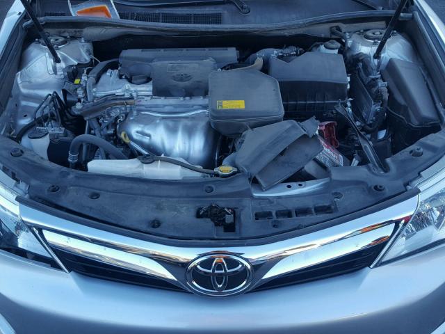 4T4BF1FK0ER349473 - 2014 TOYOTA CAMRY L SILVER photo 7