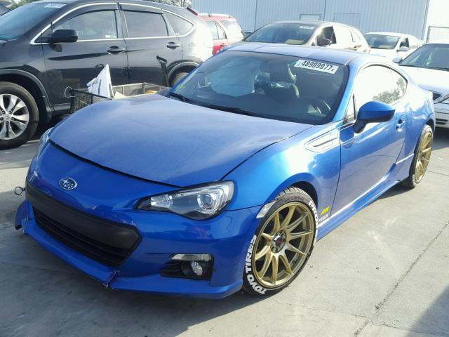 JF1ZCAC11D1612206 - 2013 SUBARU BRZ 2.0 LI BLUE photo 2