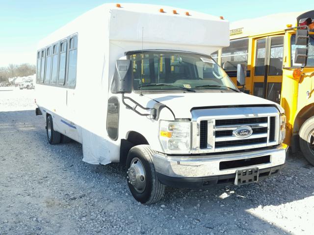 1FDFE45PX9DA15597 - 2009 FORD ECONOLINE WHITE photo 1