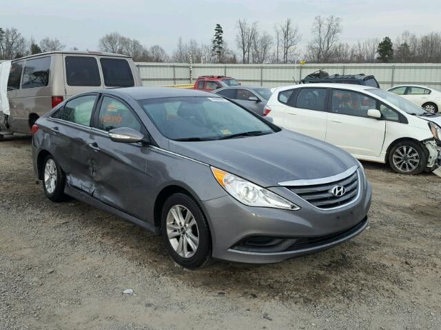 5NPEB4AC9EH935270 - 2014 HYUNDAI SONATA GLS GRAY photo 1