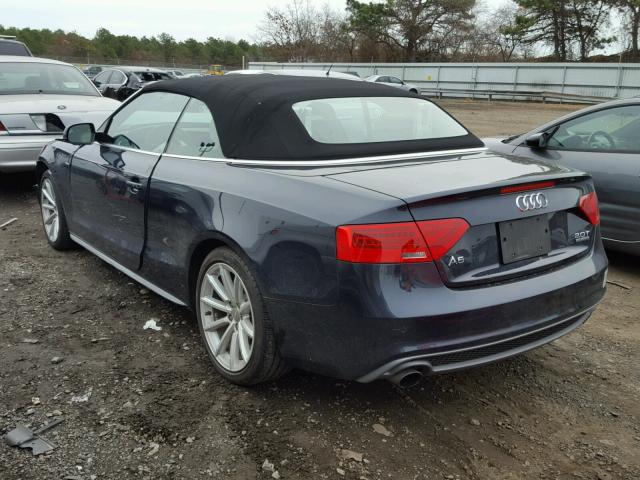 WAUMFAFH5FN011751 - 2015 AUDI A5 PREMIUM BLUE photo 3