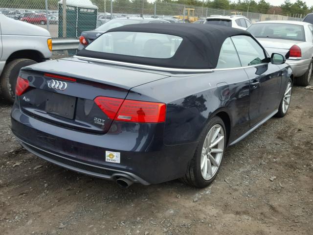 WAUMFAFH5FN011751 - 2015 AUDI A5 PREMIUM BLUE photo 4