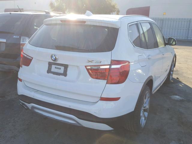 5UXWZ7C5XG0R32442 - 2016 BMW X3 SDRIVE2 Ақ фото 4