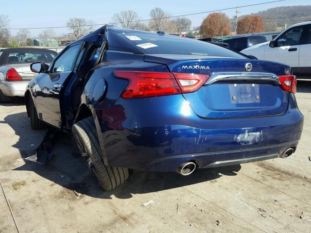 1N4AA6AP1HC381793 - 2017 NISSAN MAXIMA 3.5 BLUE photo 3