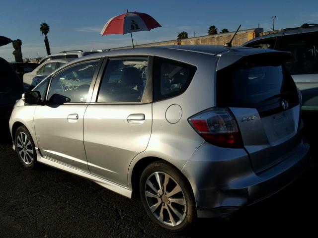 JHMGE8H54DC044326 - 2013 HONDA FIT SPORT SILVER photo 3