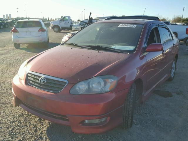 1NXBR32EX6Z732304 - 2006 TOYOTA COROLLA CE RED photo 2