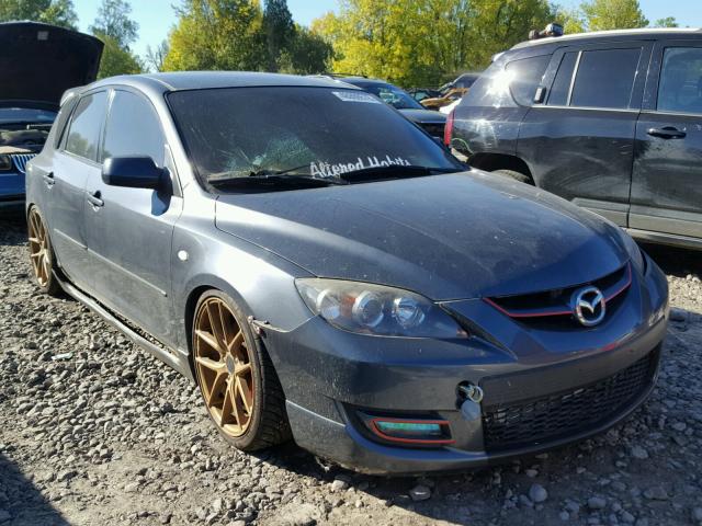 JM1BK34L181169393 - 2008 MAZDA SPEED 3 GRAY photo 1