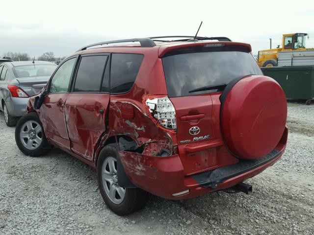 2T3BK4DVXAW019376 - 2010 TOYOTA RAV4 RED photo 3