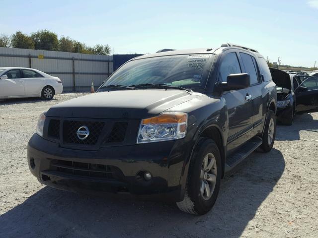 5N1BA0ND3FN604098 - 2015 NISSAN ARMADA SV BLACK photo 2