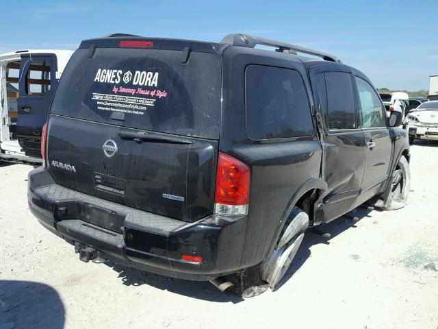 5N1BA0ND3FN604098 - 2015 NISSAN ARMADA SV BLACK photo 4