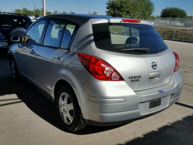 3N1BC1CPXAL372497 - 2010 NISSAN VERSA S SILVER photo 3