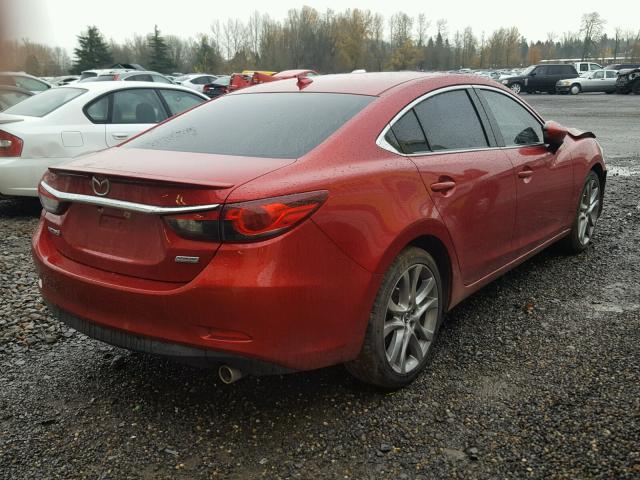 JM1GJ1W62E1144941 - 2014 MAZDA 6 GRAND TO RED photo 4