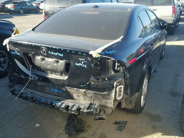 19UUA66276A003346 - 2006 ACURA 3.2TL BLACK photo 4