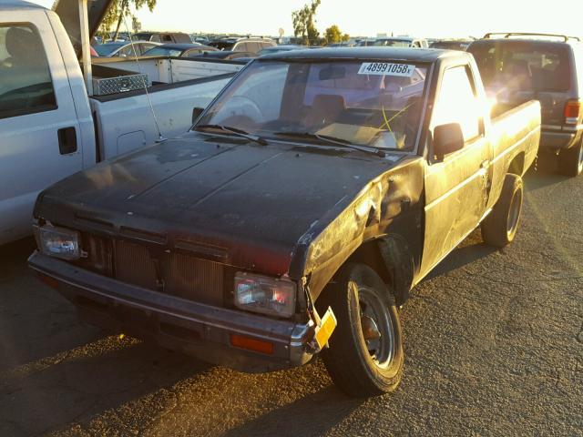 1N6ND11SXJC316941 - 1988 NISSAN D21 SHORT BLACK photo 2