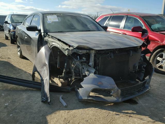 2C3CDXHG3GH215345 - 2016 DODGE CHARGER SX GRAY photo 1