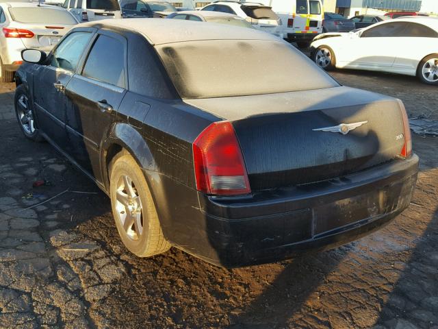 2C3KA43R16H212891 - 2006 CHRYSLER 300 BLACK photo 3