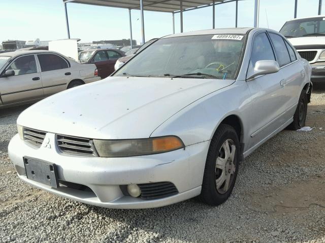 4A3AA46G02E043236 - 2002 MITSUBISHI GALANT ES SILVER photo 2