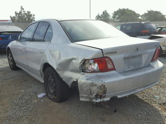 4A3AA46G02E043236 - 2002 MITSUBISHI GALANT ES SILVER photo 3