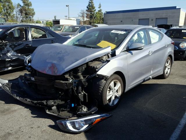 5NPDH4AE7GH739729 - 2016 HYUNDAI ELANTRA SE GRAY photo 2