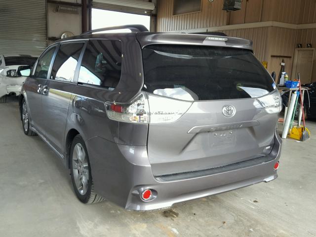 5TDXK3DCXES429083 - 2014 TOYOTA SIENNA SPO SILVER photo 3