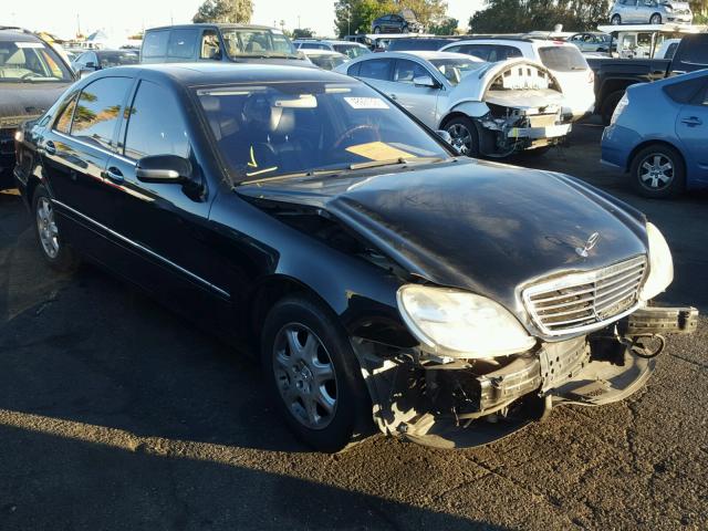 WDBNG75J82A241540 - 2002 MERCEDES-BENZ S 500 BLACK photo 1