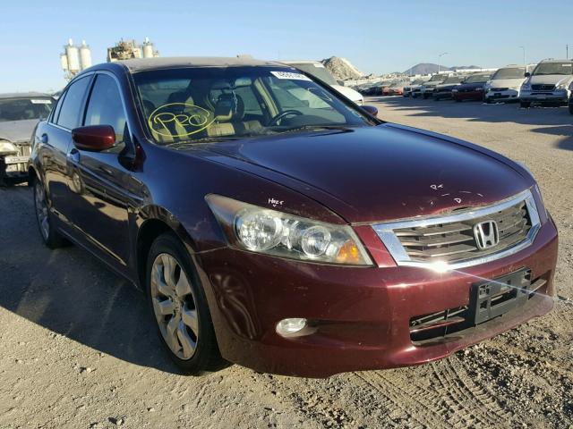 1HGCP36879A013179 - 2009 HONDA ACCORD EXL BURGUNDY photo 1