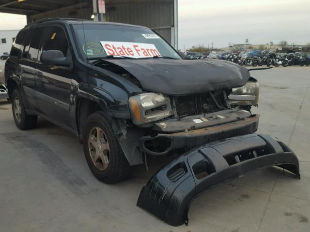 1GNDS13S142181528 - 2004 CHEVROLET TRAILBLAZE BLUE photo 1