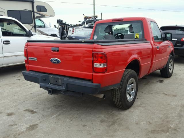 1FTKR1AD9BPB02445 - 2011 FORD RANGER RED photo 4