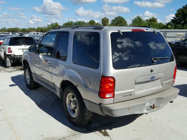 1FMZU70E33UB26720 - 2003 FORD EXPLORER S SILVER photo 3