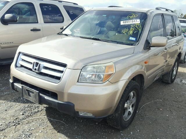 5FNYF28536B004194 - 2006 HONDA PILOT EX GOLD photo 2