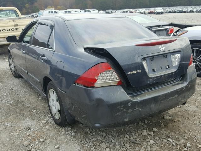 3HGCM56436G702327 - 2006 HONDA ACCORD LX BLUE photo 3