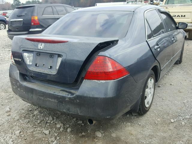 3HGCM56436G702327 - 2006 HONDA ACCORD LX BLUE photo 4