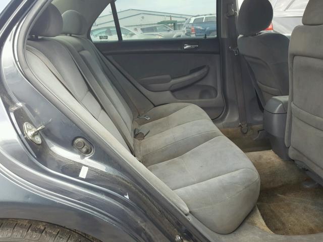 3HGCM56436G702327 - 2006 HONDA ACCORD LX BLUE photo 6