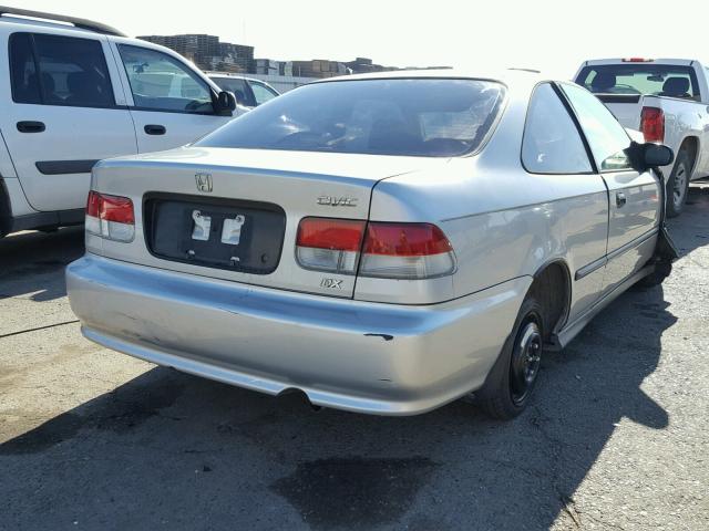 1HGEJ6221XL098180 - 1999 HONDA CIVIC DX SILVER photo 4